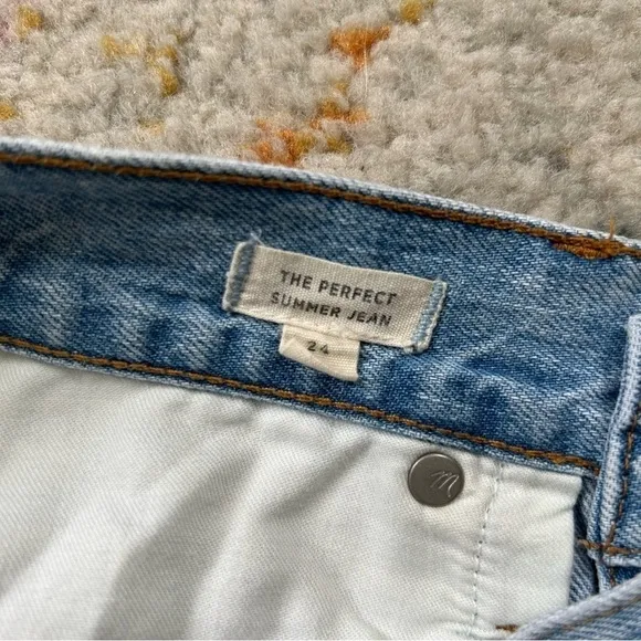 Madewell The Perfect Summer Jean in Fitzgerald Wash sz 24