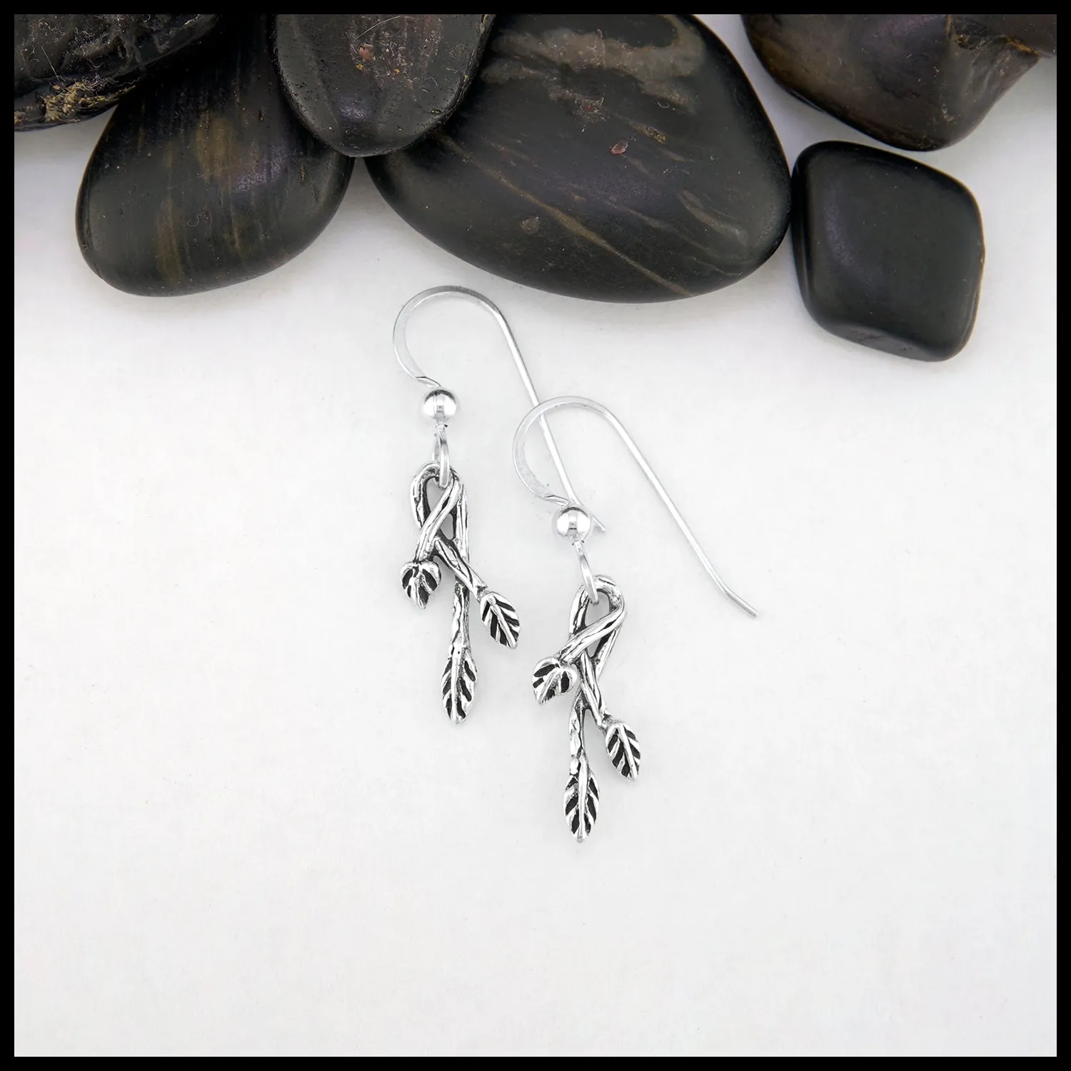 Madi's Leaf and Vine Drop Earrings