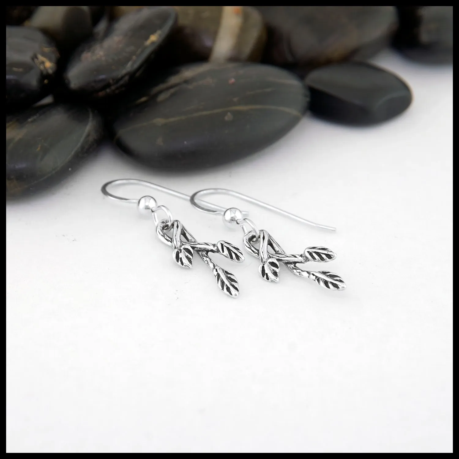 Madi's Leaf and Vine Drop Earrings