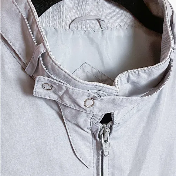 Members Only Vintage Gray Racer Jacket