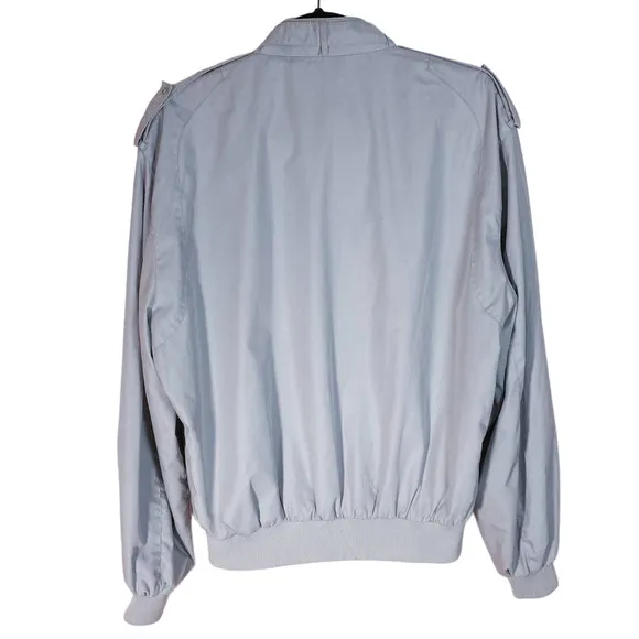 Members Only Vintage Gray Racer Jacket
