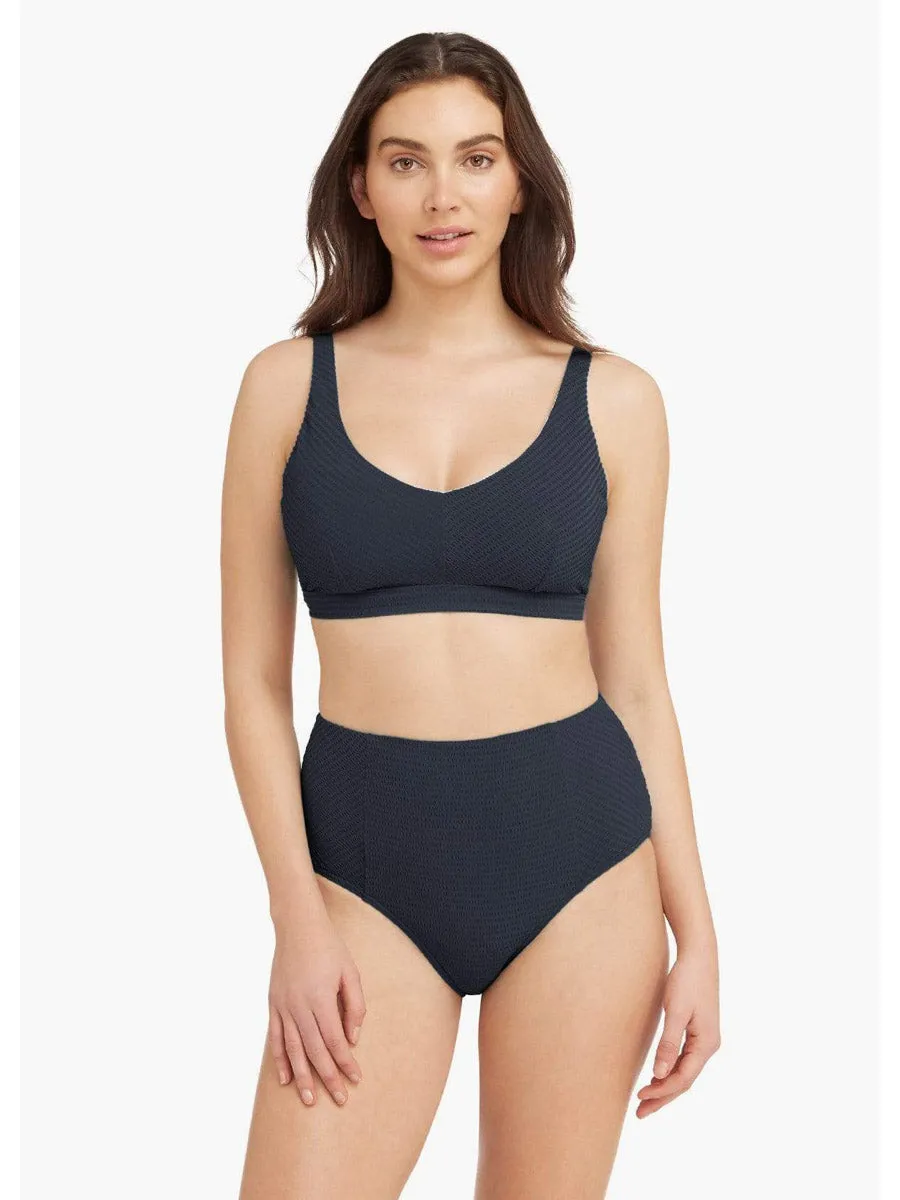 Messina High Waist Bottom In Storm Blue
