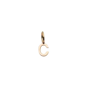 Mini Letter C - Gold