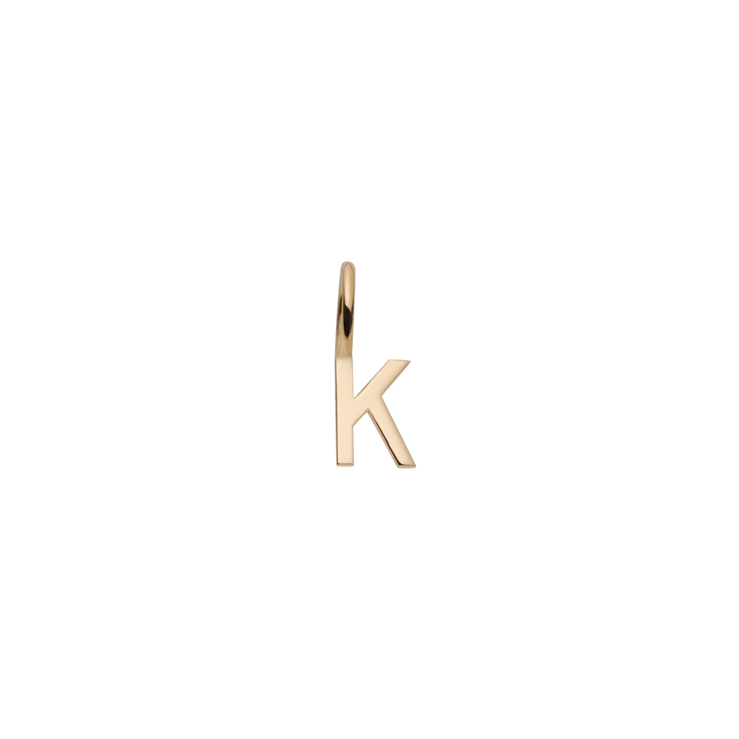 Mini Letter K - Gold