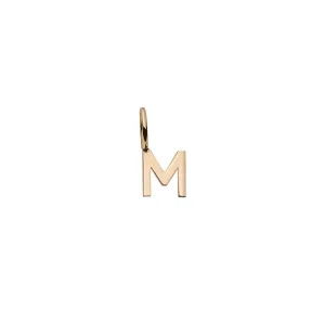 Mini Letter M - Gold
