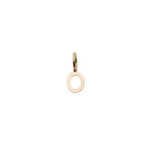 Mini Letter O - Gold