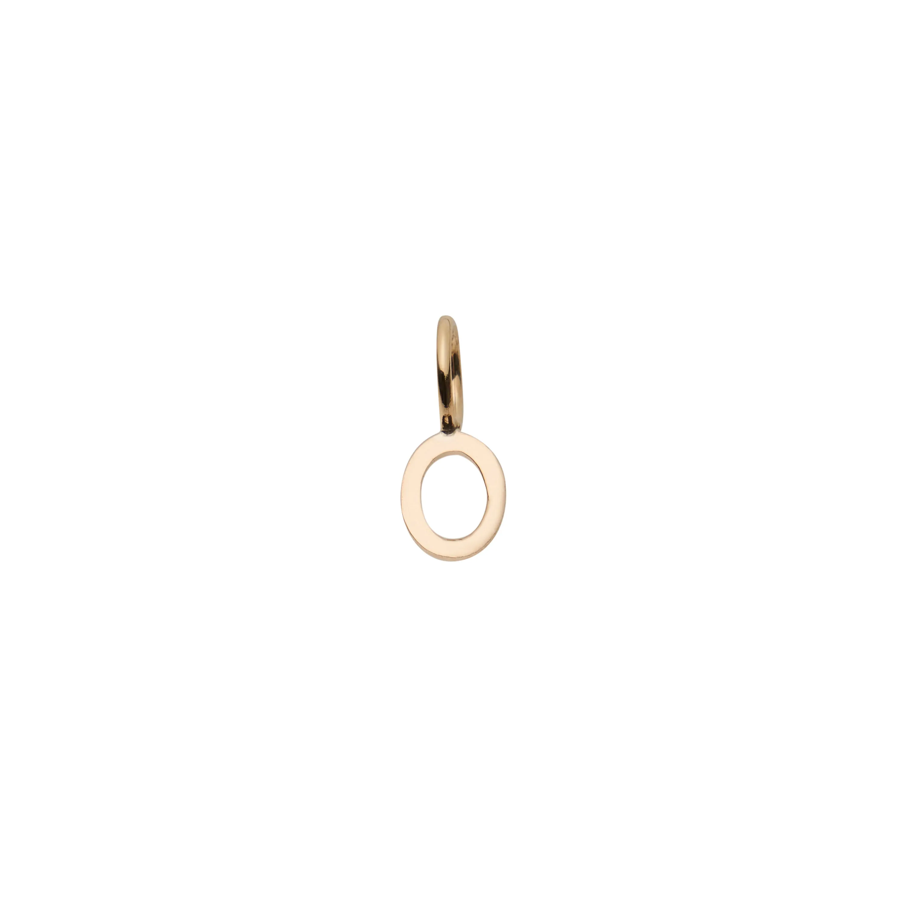 Mini Letter O - Gold