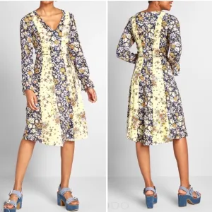 Modcloth Persona Midi Dress, sz 6