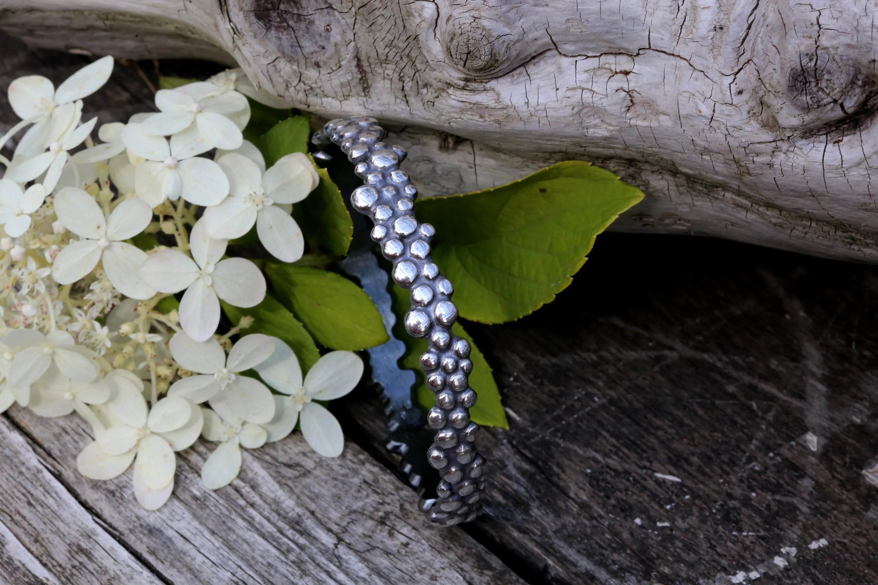 Molecular Bracelet Silver