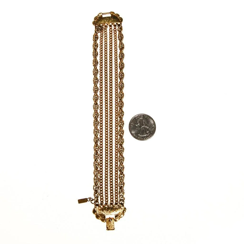 Monet Gold Multi Chain Bracelet