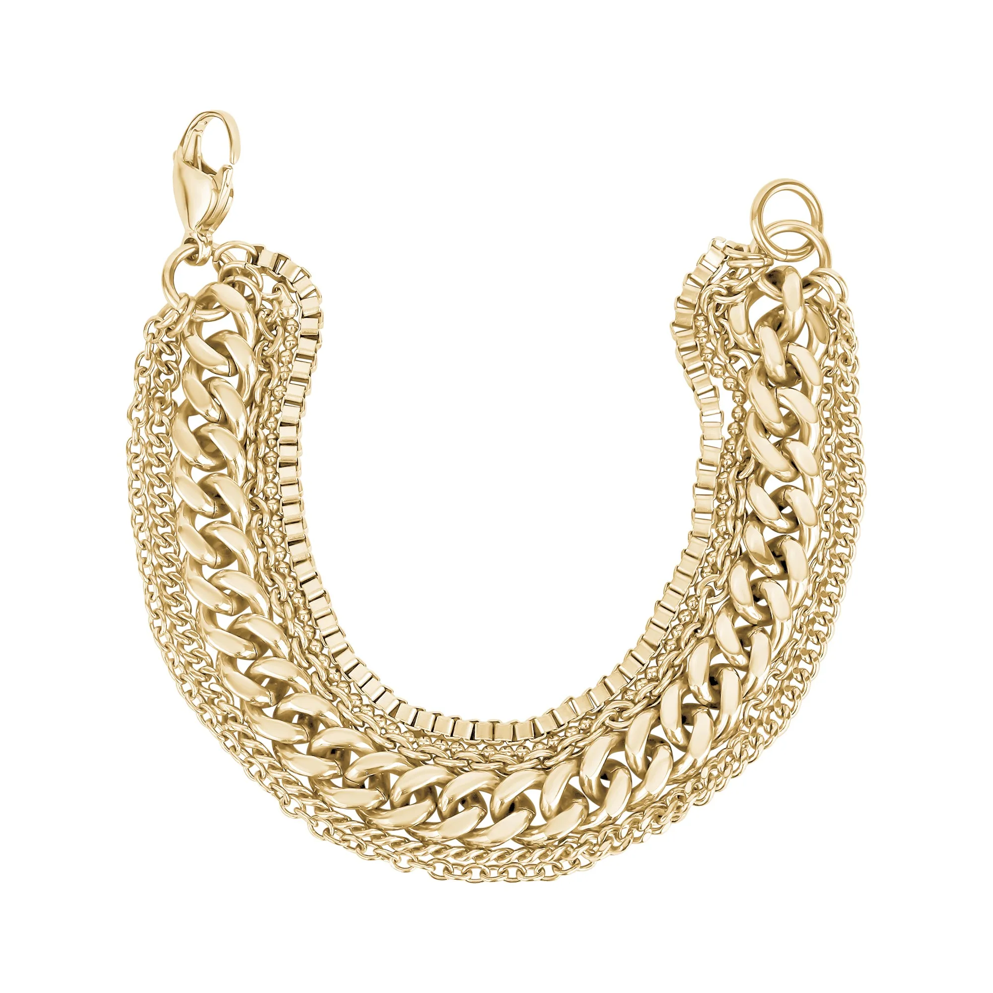 Multi-Chain Link Bracelet