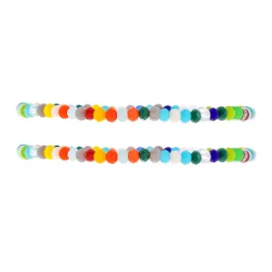 Multi-Color Beaded Bracelet Combo Set