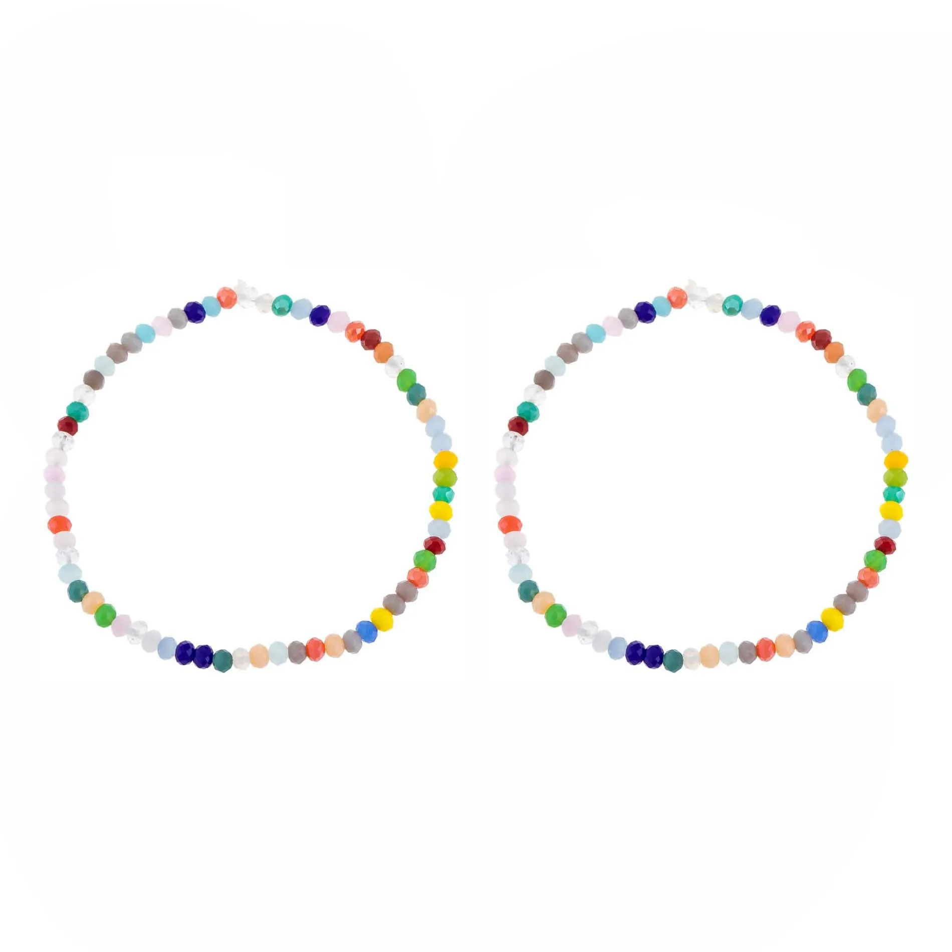 Multi-Color Beaded Bracelet Combo Set