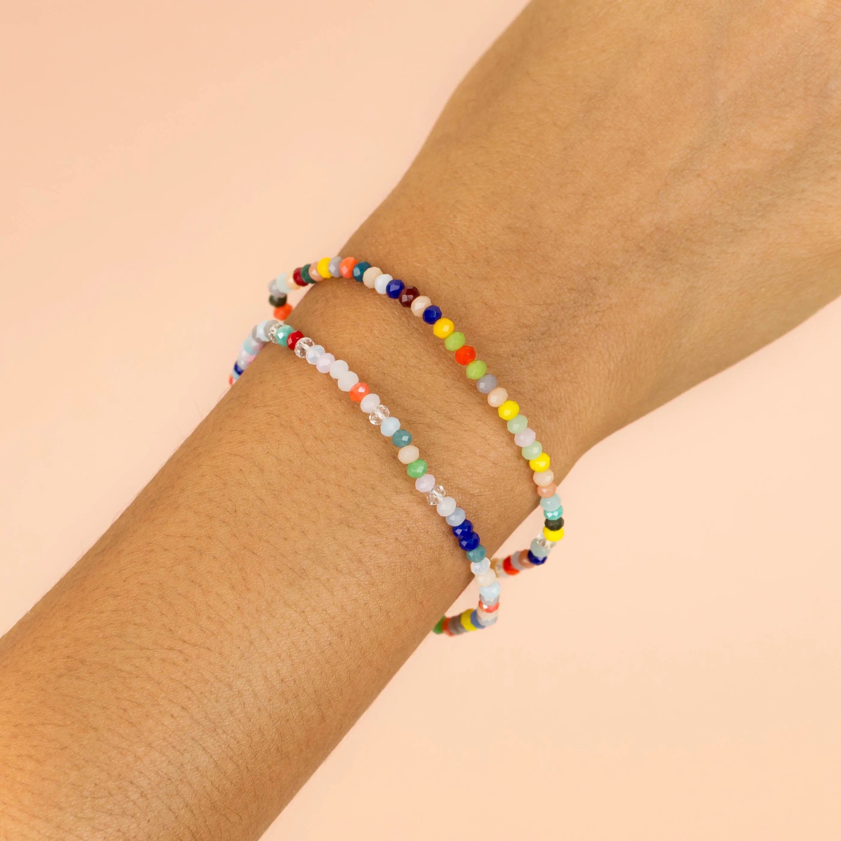 Multi-Color Beaded Bracelet Combo Set
