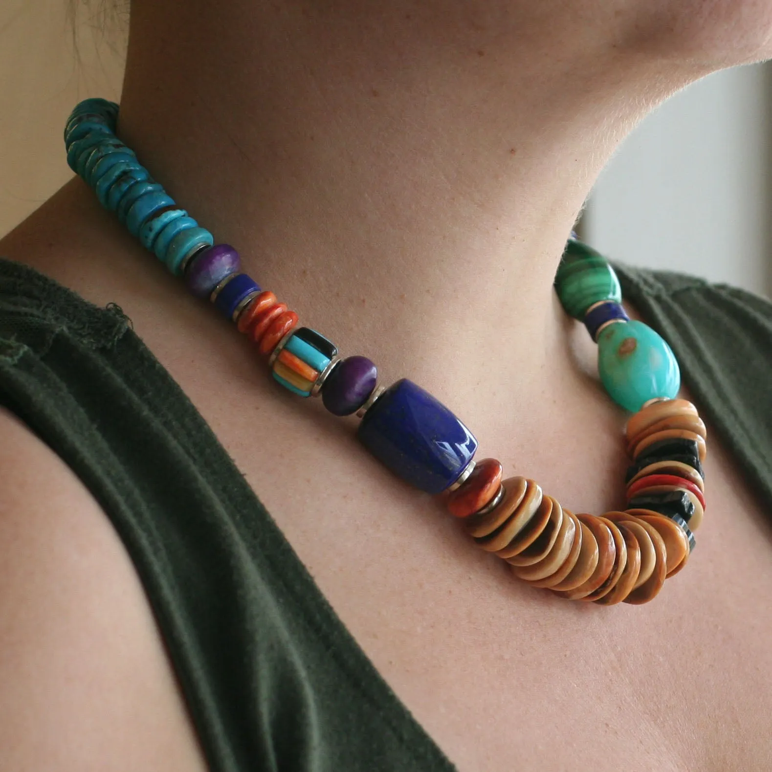 Multi Stone Necklace