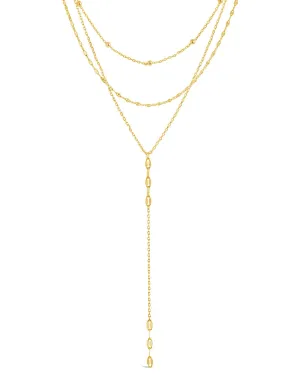 Natalia Layered Chain Drop Necklace