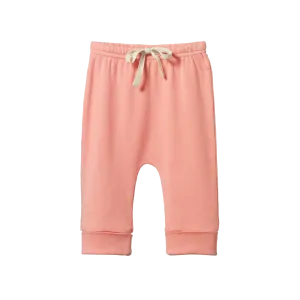 NATURE BABY DRAWSTRING PANT PEONY