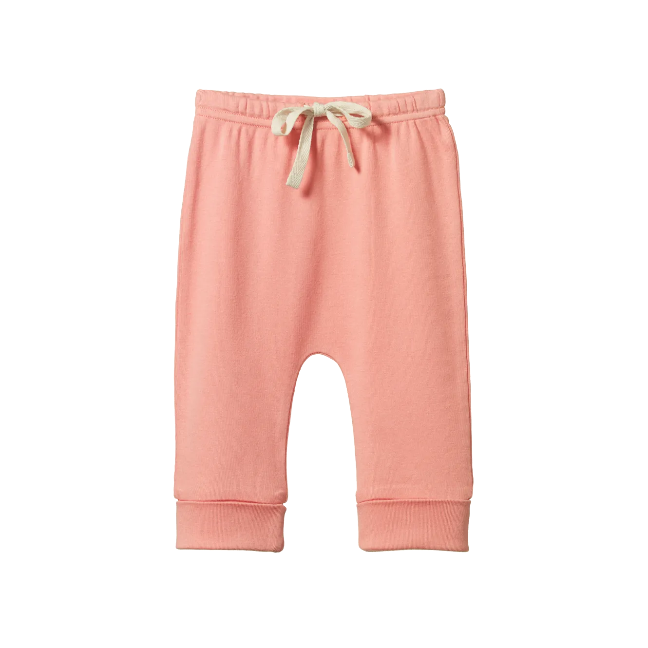 NATURE BABY DRAWSTRING PANT PEONY