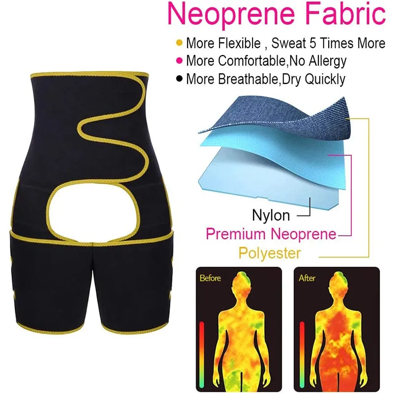 Neoprene Ultra Sweat Waist & Thigh Trimmer