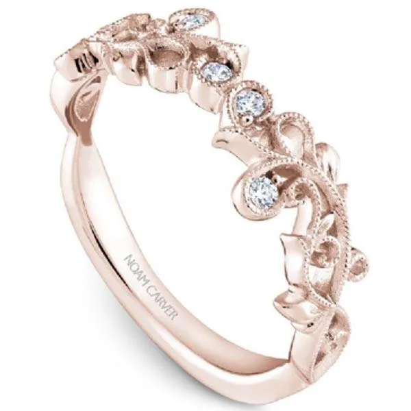 Noam Carver Nature Inspired Scrollwork Stackable Band