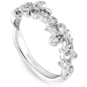 Noam Carver Nature Inspired Scrollwork Stackable Band