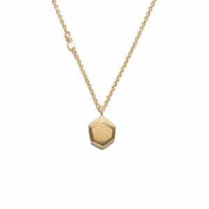 Nugget Necklace with Yellow Diamond