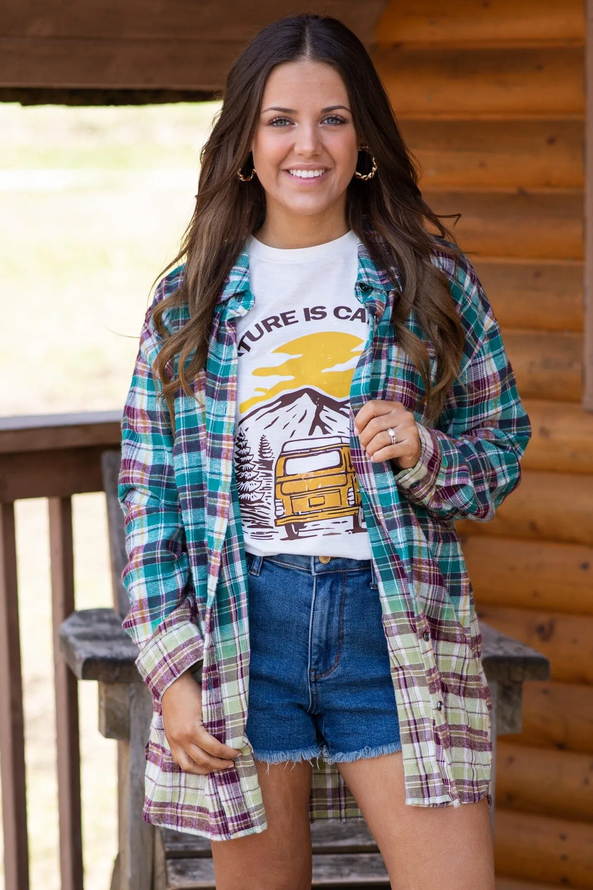 Off White Nature Is Calling Graphic Tee