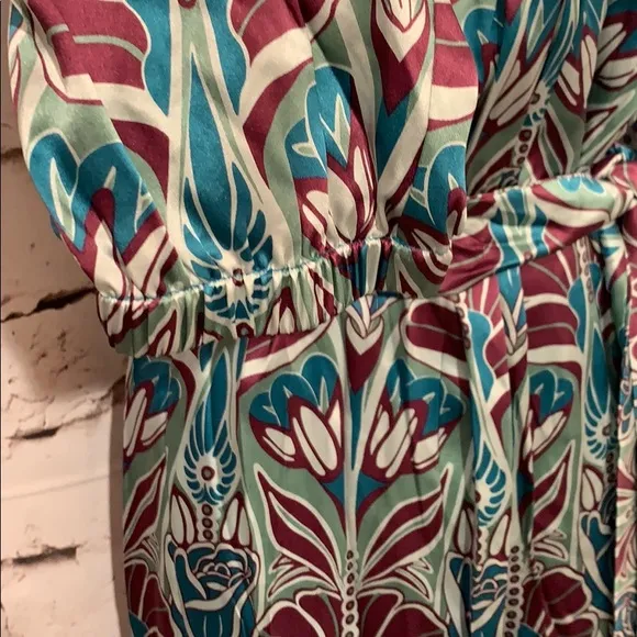 Oleg Cassini Silk Boho Tunic Dress, Size 6