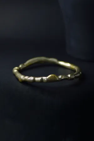 Organic Brass Bangle