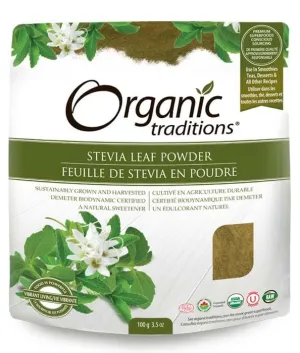 Organic Traditions Stevia Leaf Powder (100 g)