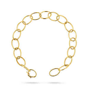Oval Link Charm Bracelet