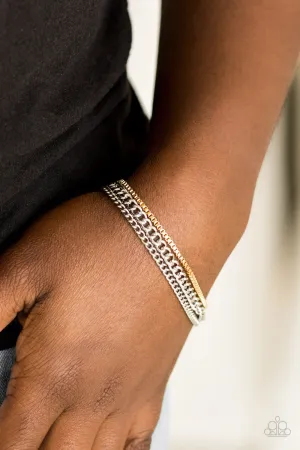 Paparazzi Industrial Icon - Silver Bracelet