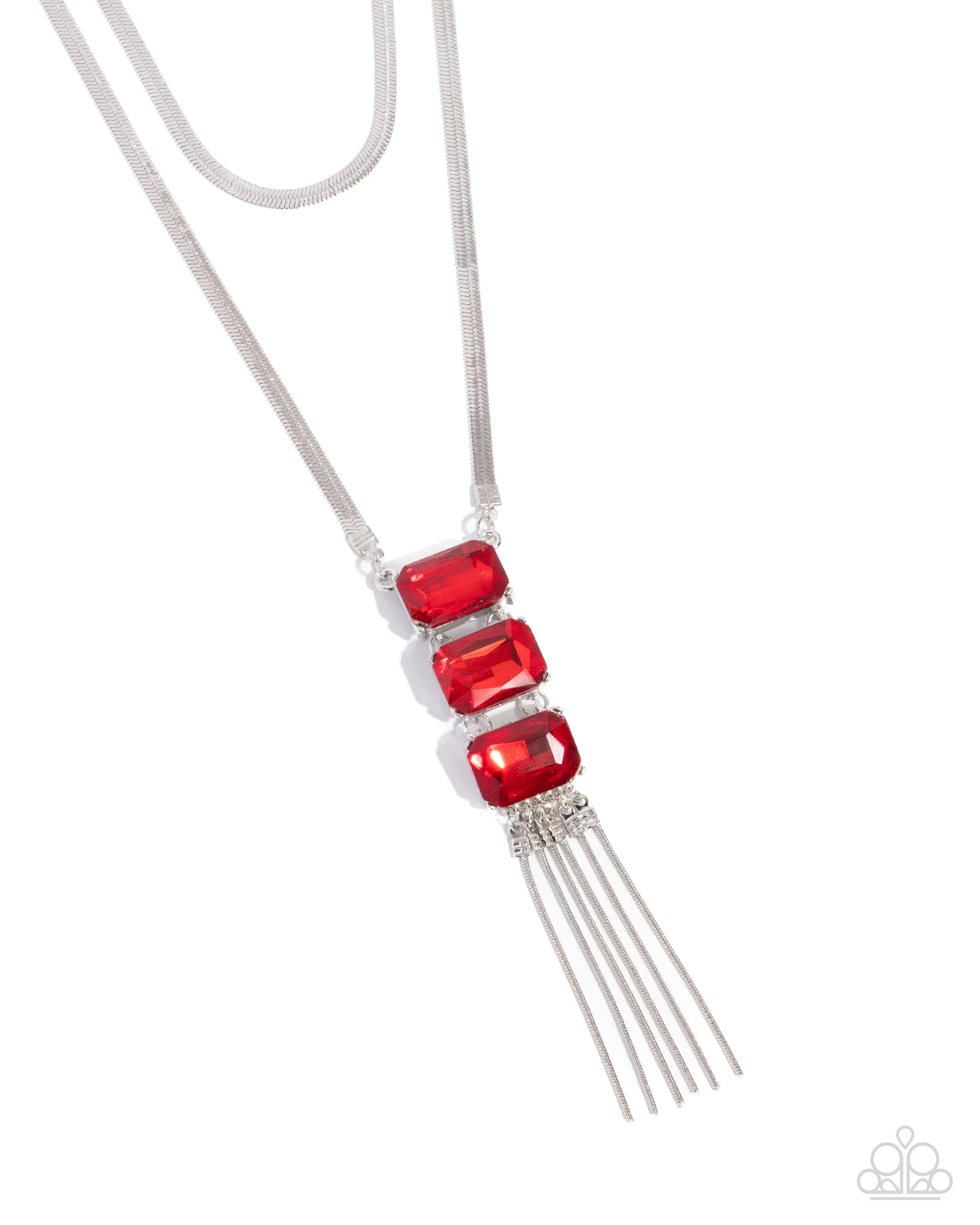 Paparazzi Passionate Pageantry Necklace Red
