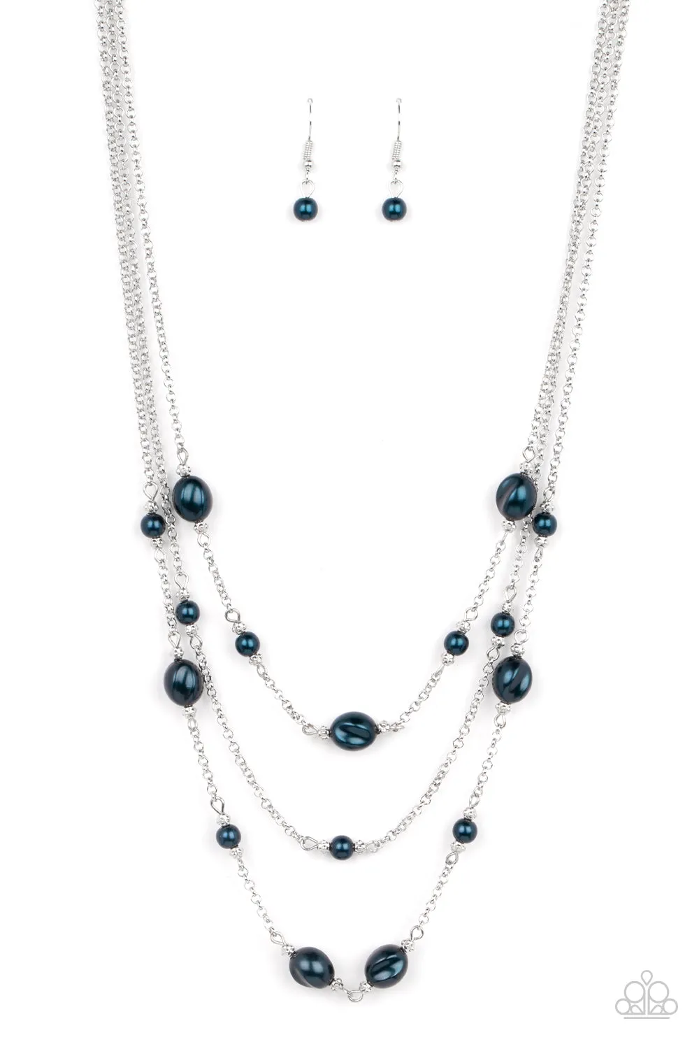 Paparazzi Pearlicious Pop - Blue Necklace