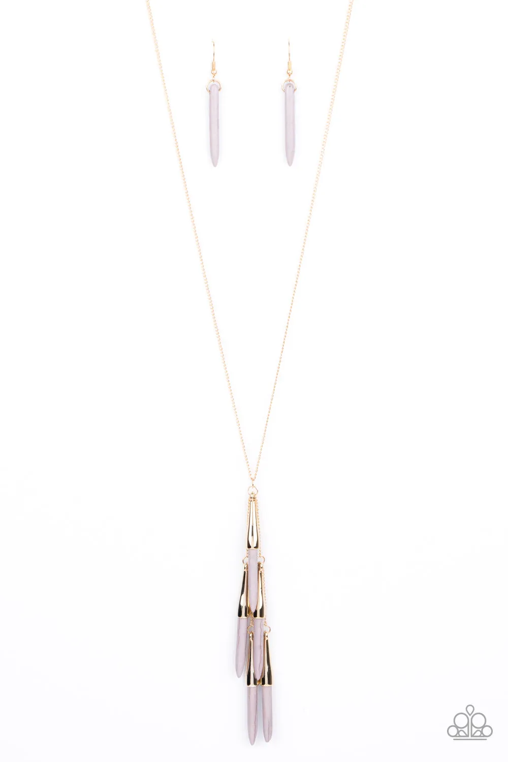 Paparazzi PRIMITIVE and Proper - Silver Necklace