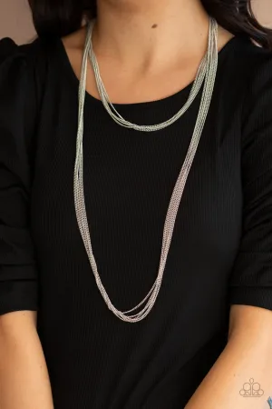 Paparazzi Save Your TIERS - Black Chain Necklace
