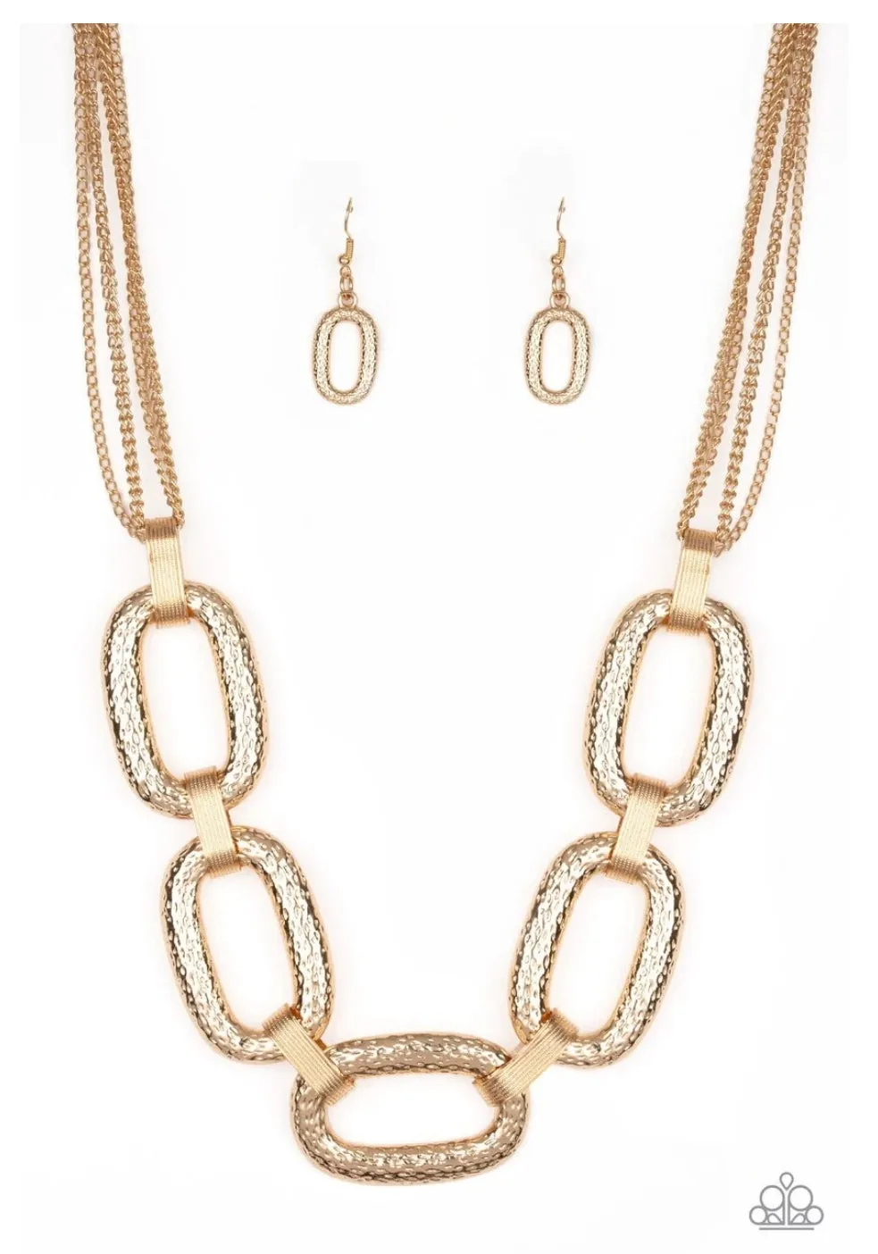 Paparazzi Take Charge - Gold Link Necklace