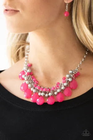 Paparazzi - Trending Tropicana - Pink Necklace