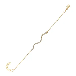 Pavé Snake Bracelet