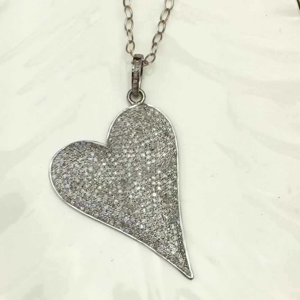 Pave Diamond Hearts Collection