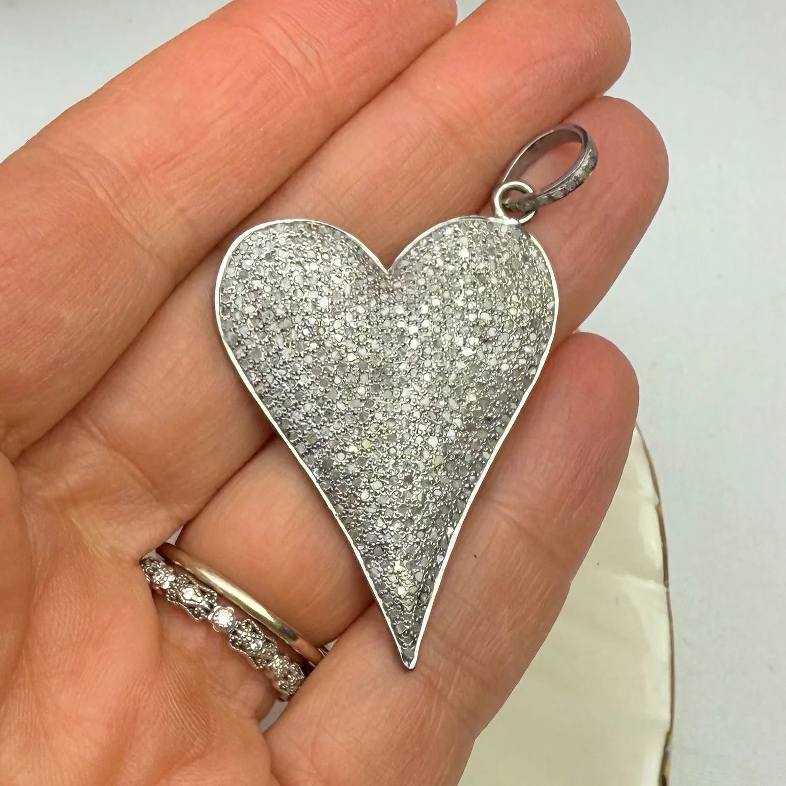 Pave Diamond Hearts Collection