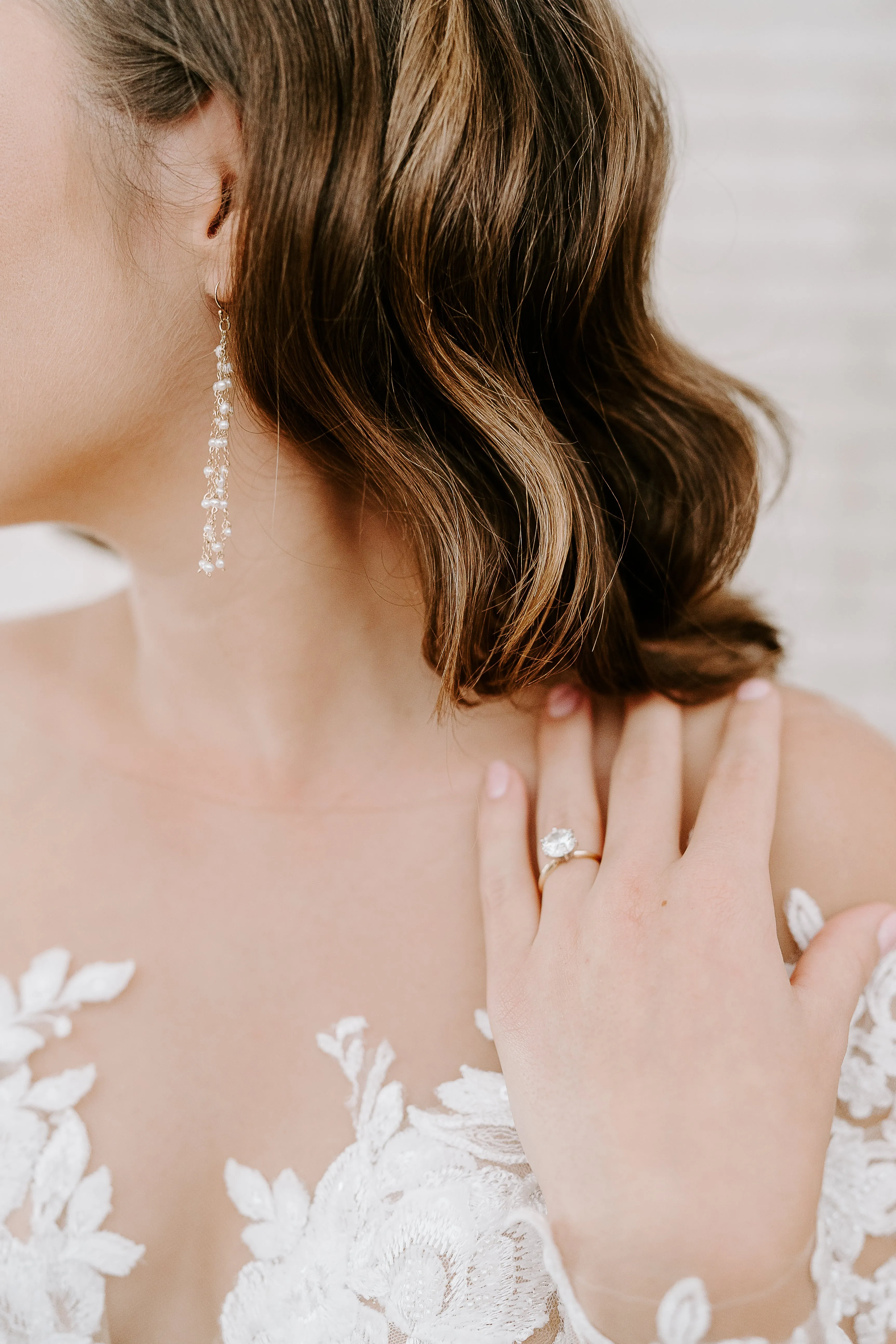 PEARL ALEX 14K GOLD FILLED EARRINGS