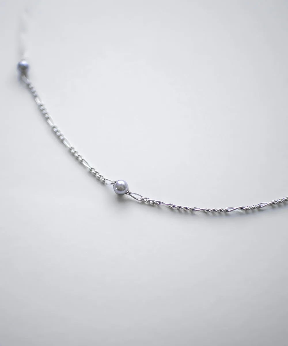 Pearl & Figaro Dainty Necklace