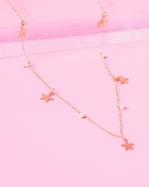 PEARL MABEL 14K GOLD FILLED STARS NECKLACE