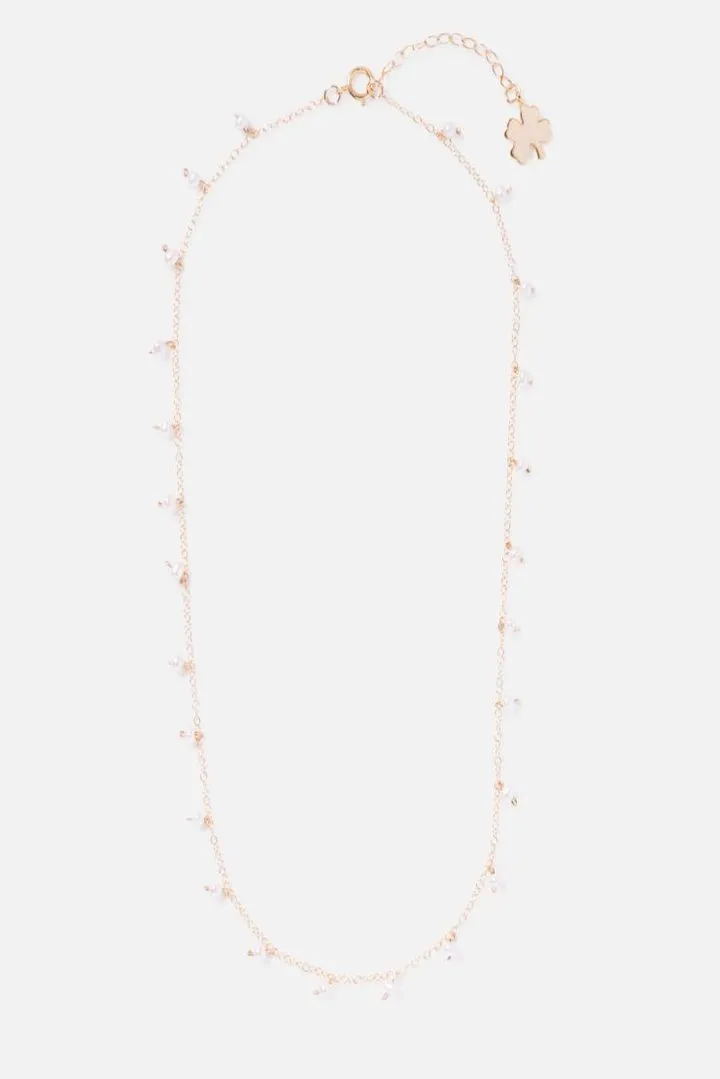 PEARL SPRINKLES 14K GOLD-FILLED NECKLACE