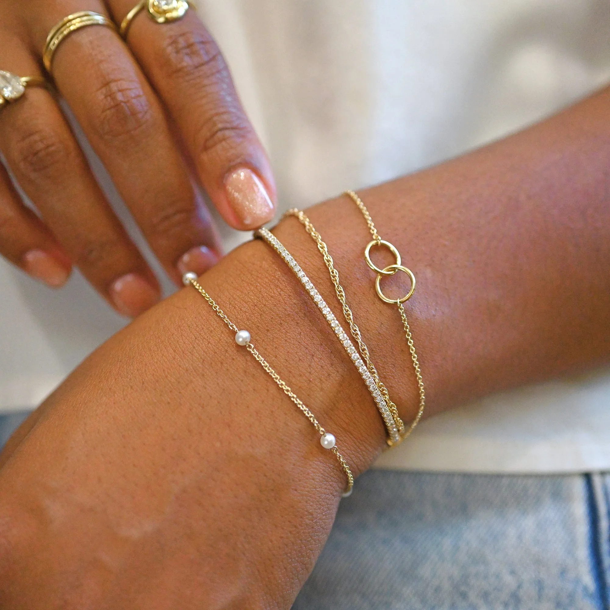 Pearl Station Bracelet