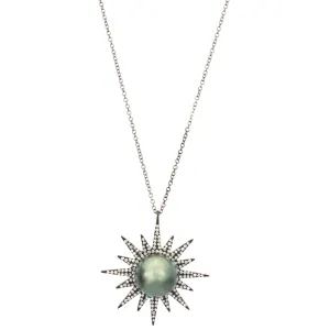 Pearl Sunburst Necklace