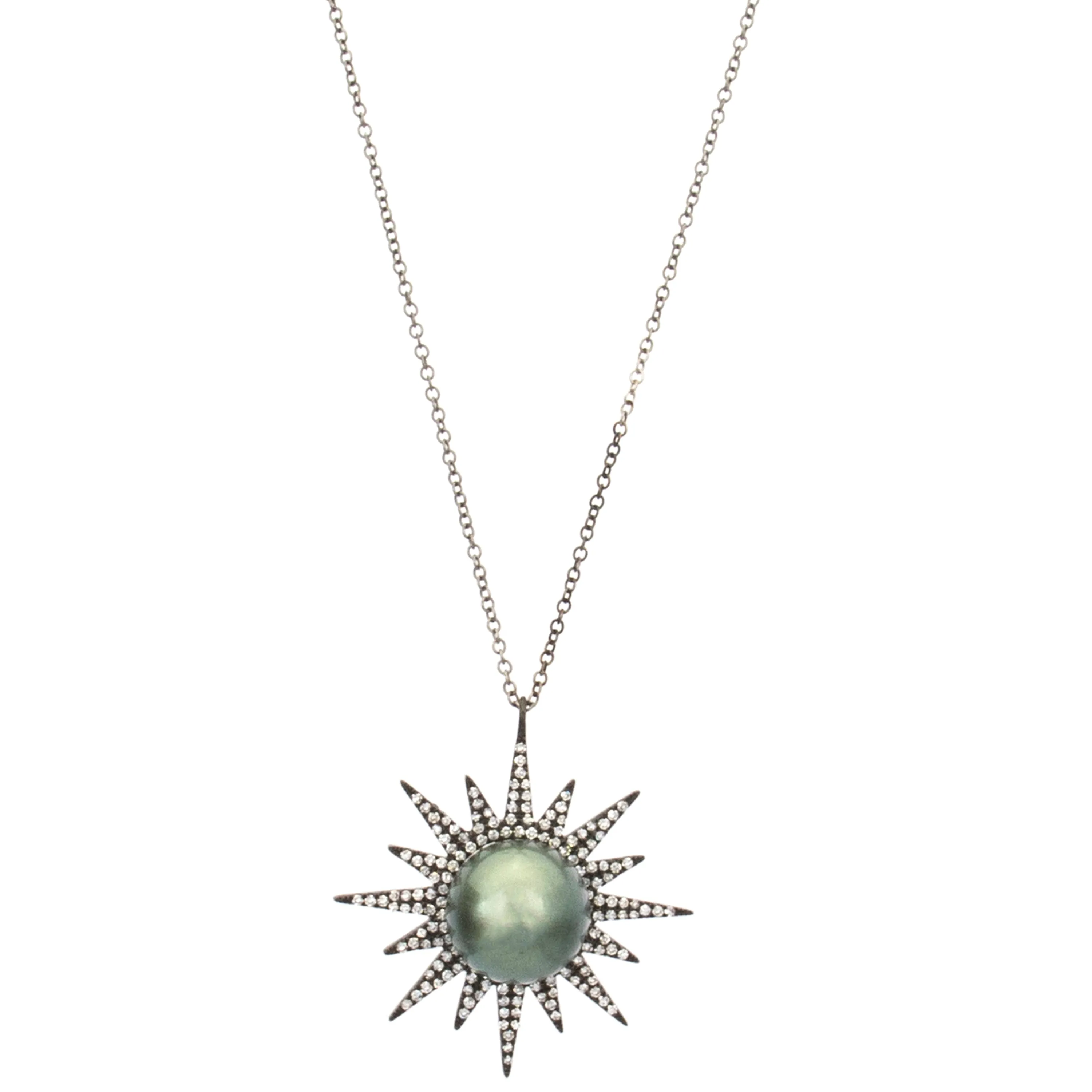 Pearl Sunburst Necklace