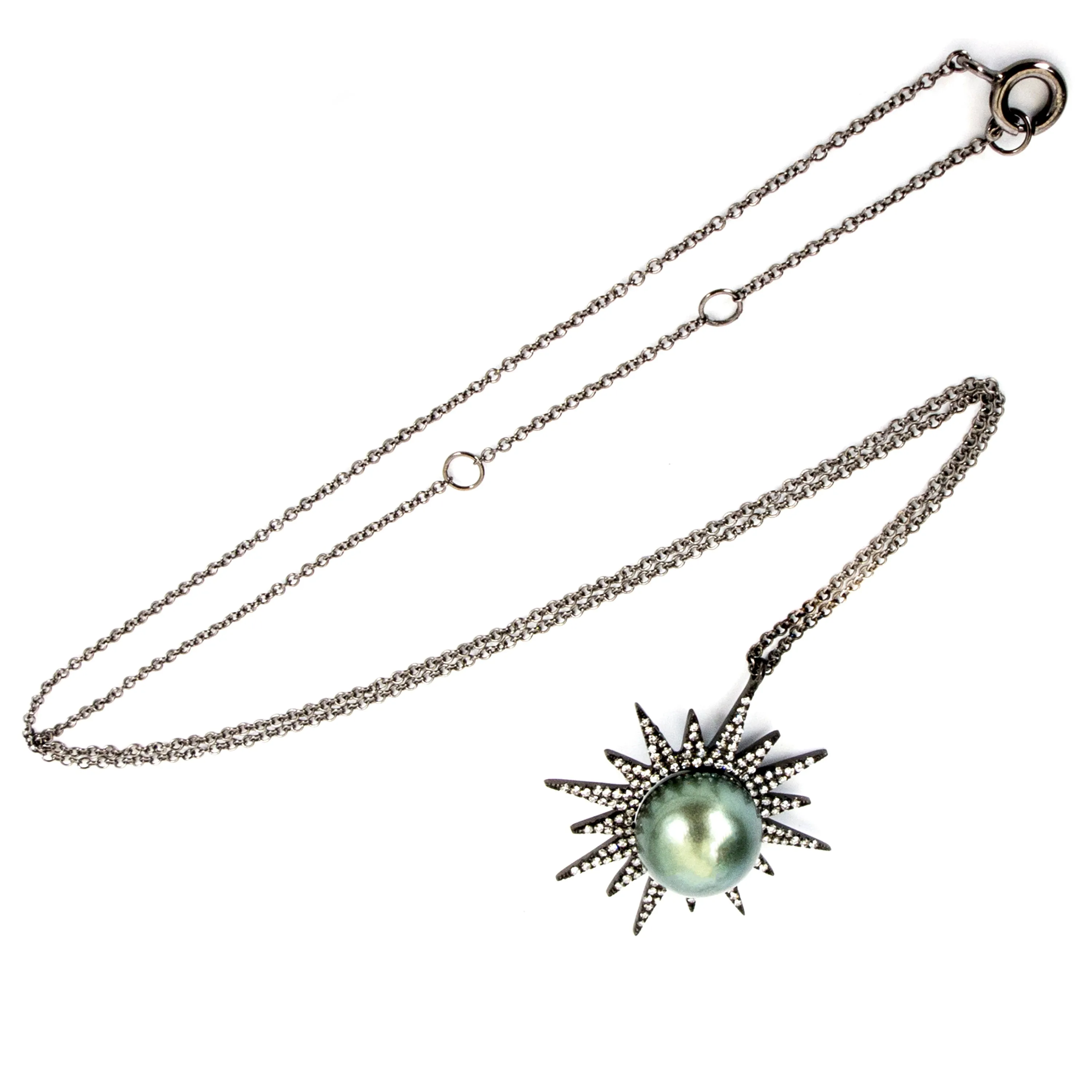 Pearl Sunburst Necklace
