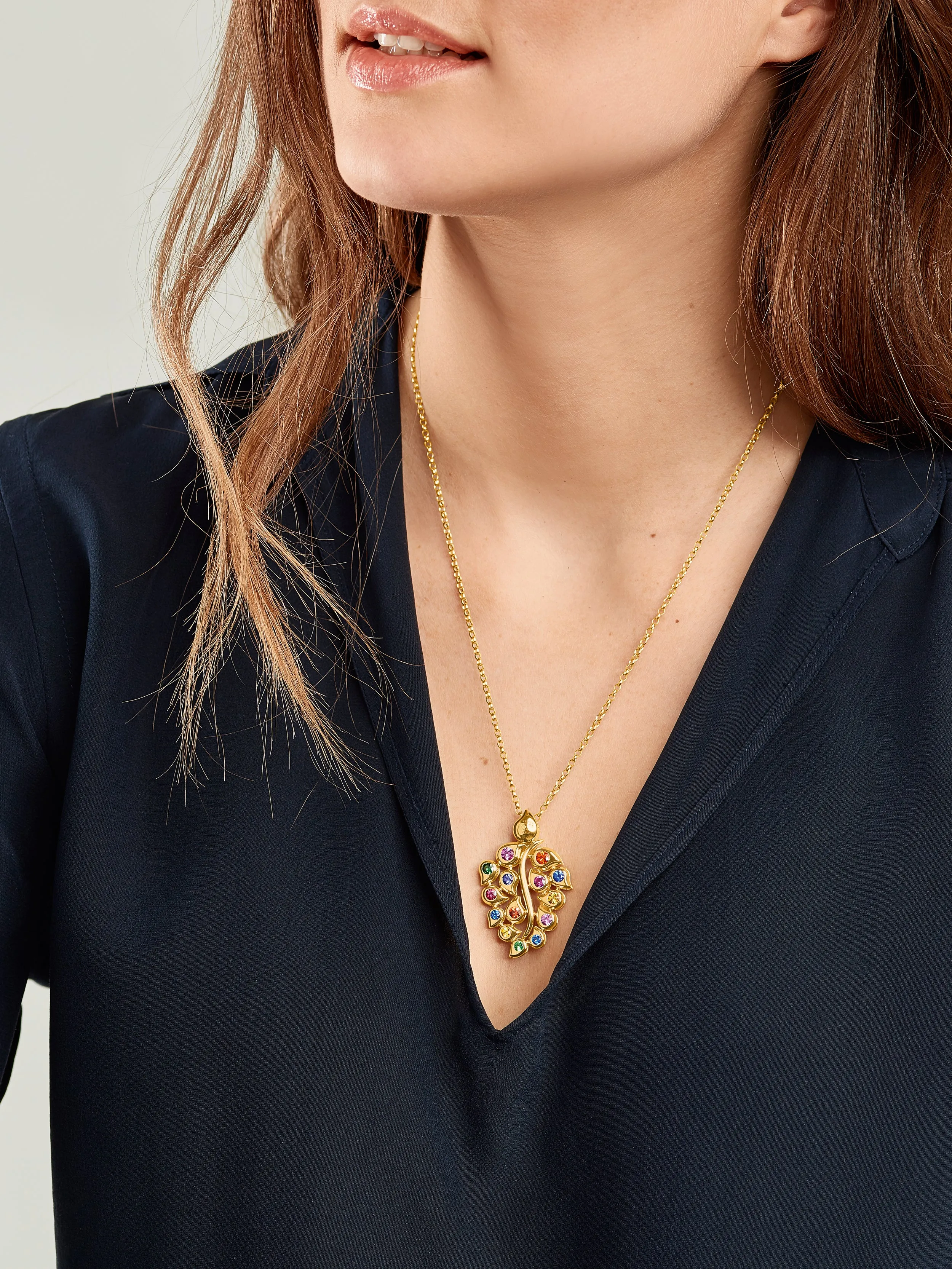 Pendant SNOWFLAKES Leaf Classic / 'Candy'